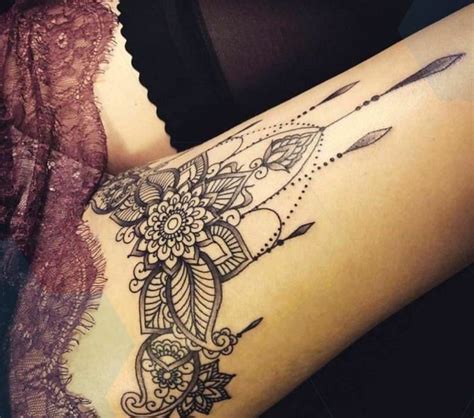 Geometric <b>Mandala</b> <b>Tattoo</b>. . Thigh mandala tattoos